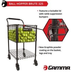 Gamma Brute Teaching Cart 325 Ball Hopper -Tennis Sale Store 7168010 6