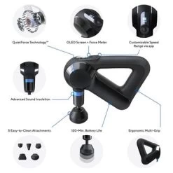 Therabody Theragun Elite Percussive Massage Gun 16 Therabody Theragun Elite Percussive Massage Gun -Tennis Sale Store G4 ELITE BLK 6