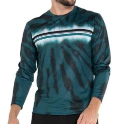 K-Swiss Stripe Dye Long Sleeve Crew -Tennis Sale Store MT07 P64305