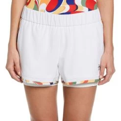 Penguin Abstract Printed Binding Short -Tennis Sale Store O1BSD003 118