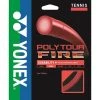 Yonex Poly Tour Fire 125 16L Red Tennis String 1 Yonex Poly Tour Fire 125 16L Red Tennis String -Tennis Sale Store PTGF