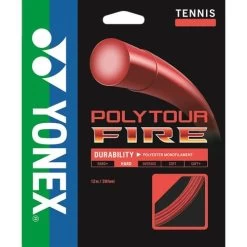 Yonex Poly Tour Fire 125 16L Red Tennis String