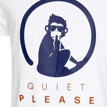 Quiet Please Retro Logo Tee Shirt 4 Quiet Please Retro Logo Tee Shirt - Image 2