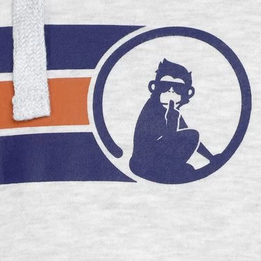 Quiet Please Retro Stripe Block Hoodie 4 Quiet Please Retro Stripe Block Hoodie - Image 2