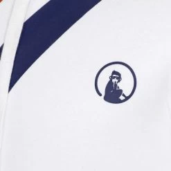 Quiet Please Retro Stripe Hoodie -Tennis Sale Store QP120049 300 4