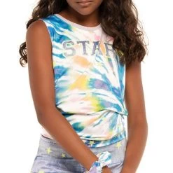 Lucky In Love Novelty Girls All Stars Tie Tank - FINAL SALE -Tennis Sale Store T211 M34955