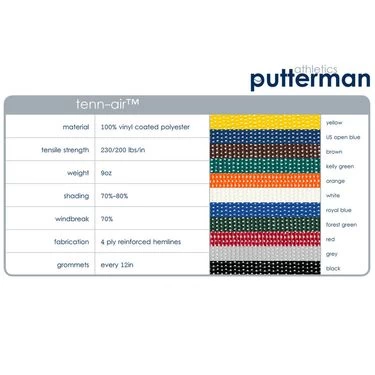 Putterman Tenn Air Windscreen (6 Ft X 60 Ft) 4 Putterman Tenn Air Windscreen (6 Ft X 60 Ft) - Image 2