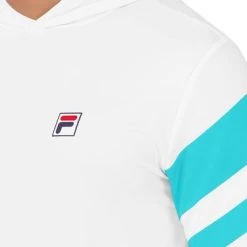 Fila Tie Breaker Long Sleeve Hoodie -Tennis Sale Store TM31D010 100 3