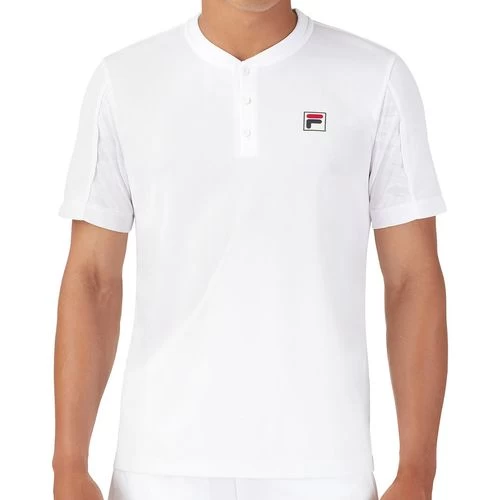Fila White Line Short Sleeve Henley 5 Fila White Line Short Sleeve Henley - Image 3